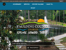 Tablet Screenshot of paulding.gov